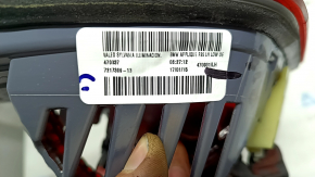 Фонарь внутренний дверь багажника левый BMW X3 F25 11-17 под галоген фары, царапины