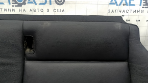 Подушка заднего ряда сидений 2 ряд BMW X3 F25 11-17 кожа черная, с подогревом, вмятины, царапины