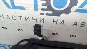 Подушка заднего ряда сидений 2 ряд BMW X3 F25 11-17 кожа черная, с подогревом, вмятины, царапины