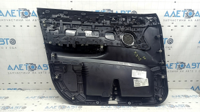 Ansamblu panou ușă față dreapta pentru BMW X3 F25 11-17, piele neagră, cotieră din piele neagră, inserție din piele neagră, ornament gri, zgârieturi