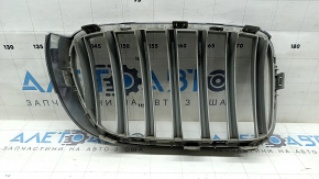 Grilă radiator stânga BMW X3 F25 15-17, cromată, crăpată, defect de crom