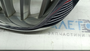 Grilă radiator stânga BMW X3 F25 15-17, cromată, crăpată, defect de crom