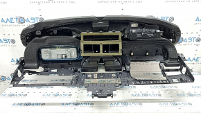 Торпедо передняя панель с AIRBAG Lincoln Corsair 20-22 черная, 3 части