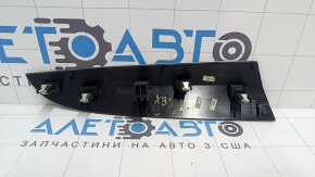 Накладка передней панели правая BMW X3 F25 11-17 серая