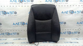 Обшивка спинки водительского сиденья BMW X3 F25 11-17 с подогревом, кожа черная