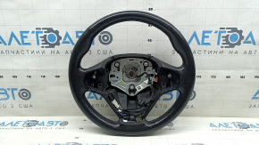 Volan BMW X3 F25 11-17 fără accesorii, piele neagră, încălzit, uzat