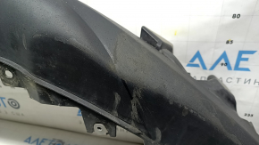 Губа переднего бампера Mazda CX-5 22-25 структура черная, царапины, потерта
