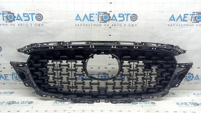 Решетка радиатора grill Mazda CX-5 22-24 Black под радар, тычки