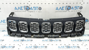 Grilă radiator Jeep Compass 25-26, 3 piese, inserții cromate