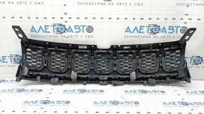 Решетка радиатора grill Jeep Compass 25-26 в сборе 3 части, хром вставки