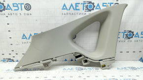 Накладка задней стойки верхняя левая Mazda CX-5 17-25 серая, царапина, под чистку, сломана направляка