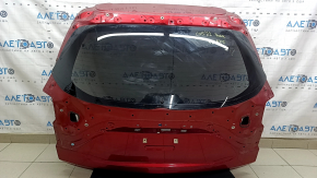 Дверь багажника голая со стеклом Mazda CX-5 17-24 механическая, красный 46V