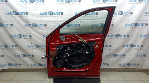 Дверь в сборе передняя правая Mazda CX-5 17-24 красный 46V, keyless, триплекс