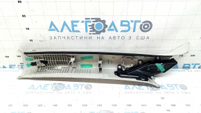 Накладка передней стойки верхняя правая Mazda CX-5 17-25 под динамик, серая, под химчистку