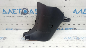 Накладка передней стойки нижняя левая Mazda CX-5 17-24 черная, с накладкой, царапины