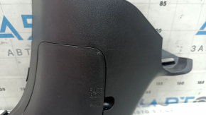 Накладка передней стойки нижняя левая Mazda CX-5 17-24 черная, с накладкой, царапины