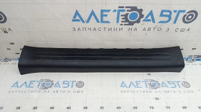 Ornamente prag ușă față dreapta negre Mazda CX-5 17-24, zgârieturi