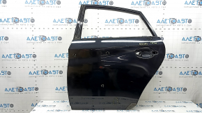 Дверь голая задняя левая Toyota Prius 30 10-15 черный 202, вмятины, тычки
