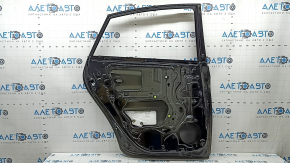 Дверь голая задняя левая Toyota Prius 30 10-15 черный 202, вмятины, тычки