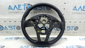 Руль голый Mazda CX-5 20-25 кожа черная, без подогрева, с накладкой, царапины, потерт