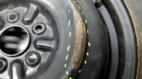Запасное колесо докатка Toyota Prius 30 10-15 D16 135/80 коррозия, потерто
