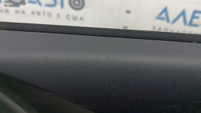 Panou ornamental ușă, față dreapta, Toyota Prius 30 10-15, negru cu inserție din material textil gri închis, cotieră din material textil gri închis, ornament gri, cu mâner, zgârieturi, element de fixare rupt