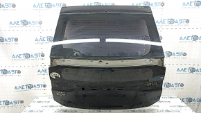 Дверь багажника голая со стеклом Toyota Prius 30 12-15 черный 202, с двумя стеклами, тычка, царапины на стекле