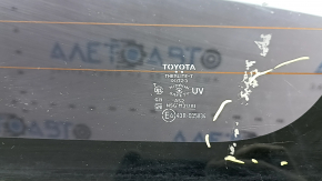 Дверь багажника голая со стеклом Toyota Prius 30 12-15 черный 202, с двумя стеклами, тычка, царапины на стекле