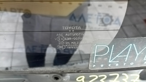 Дверь багажника голая со стеклом Toyota Prius 30 12-15 черный 202, с двумя стеклами, тычка, царапины на стекле