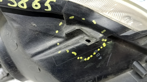 Фара передняя левая Toyota Prius 30 13-15, рест, галоген, паутинка, под полировку, сломано крепление