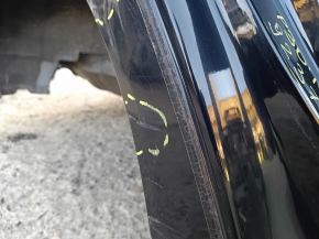 Закат заднего крыла правый Toyota Prius 30 13-15 на кузове, черный, замят, тычка