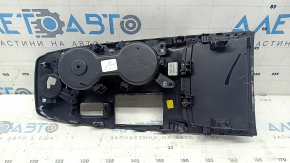 Накладка центральной консоли подстаканник Nissan Rogue 21-26 AWD, черный глянец, царапины