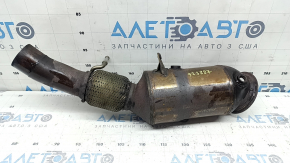 Convertorul catalitic pentru BMW X3 F25 2013-2017 2.0T este ruginit.