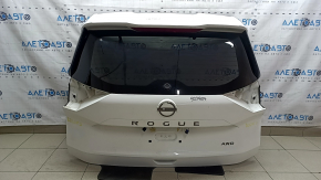 Дверь багажника голая со стеклом Nissan Rogue 21-26 S белый QAK, с проводкой, со стоп-сигналом
