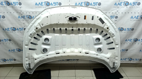 Капот голый Nissan Rogue 21-26 алюминий, белый QAK, сколы