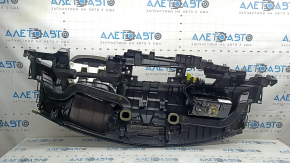 Торпедо передняя панель с AIRBAG Nissan Rogue 21-23 коричневая US built, с накладками