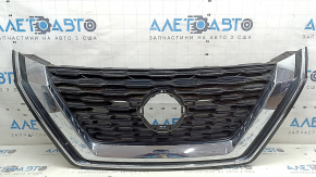 Решетка радиатора grill Nissan Rogue 21-23 без камеры