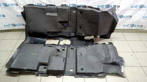 Покрытие пола переднее Nissan Rogue 21-23 черное, под химчистку