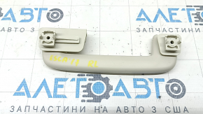 Ручка потолка задняя левая Ford Escape MK3 13-19 серая, сломано крепление заглушки