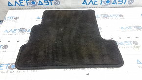Covoraș spate stânga din material textil pentru Ford Escape MK3 13-19 negru, pentru curățare