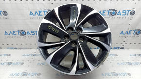 Диск колесный R19 x 7J ET45 5x114.3 Mazda CX-5 22-25 черный с хромом, тип 2, бордюрка