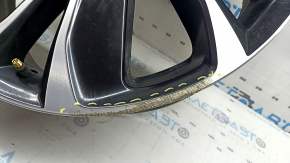 Диск колесный R19 x 7J ET45 5x114.3 Mazda CX-5 22-25 черный с хромом, тип 2, бордюрка