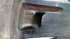 Диск колесный R19 x 7J ET45 5x114.3 Mazda CX-5 22-25 черный с хромом, тип 2, бордюрка