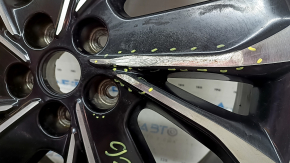 Диск колесный R19 x 7J ET45 5x114.3 Mazda CX-5 22-25 черный с хромом, тип 2, бордюрка