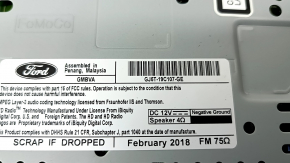 Головное устройство Ford Escape MK3 16-19 Sync 3