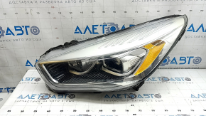 Фара передняя левая в сборе Ford Escape MK3 17-19 рест, ксенон+led, светлая