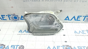 Поворотник левый Ford Escape MK3 17-19 рест, белый, с птф, трещины в креплении
