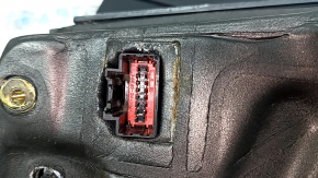 Ansamblu oglindă retrovizoare stânga pentru Ford Escape MK3 2017-2019, roșie, 14 pini, semnalizator, BSM, iluminare din spate