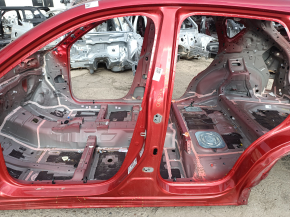 Стойка кузова центральная левая Mazda CX-5 17-24 на кузове, примят порог