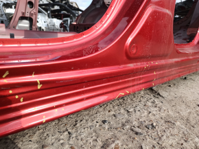 Стойка кузова центральная левая Mazda CX-5 17-24 на кузове, примят порог